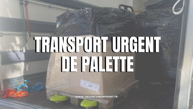 urgencetransport.fr - transport de palette