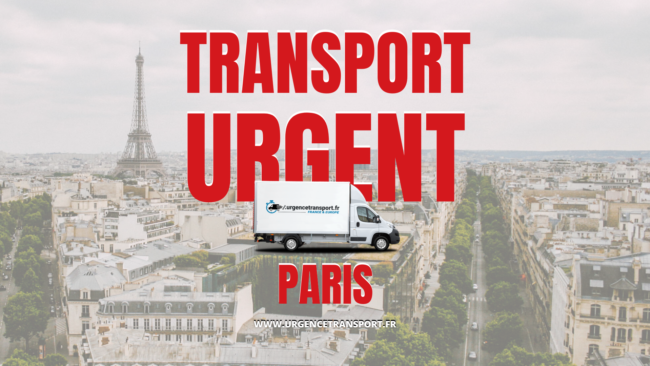 transport urgent paris