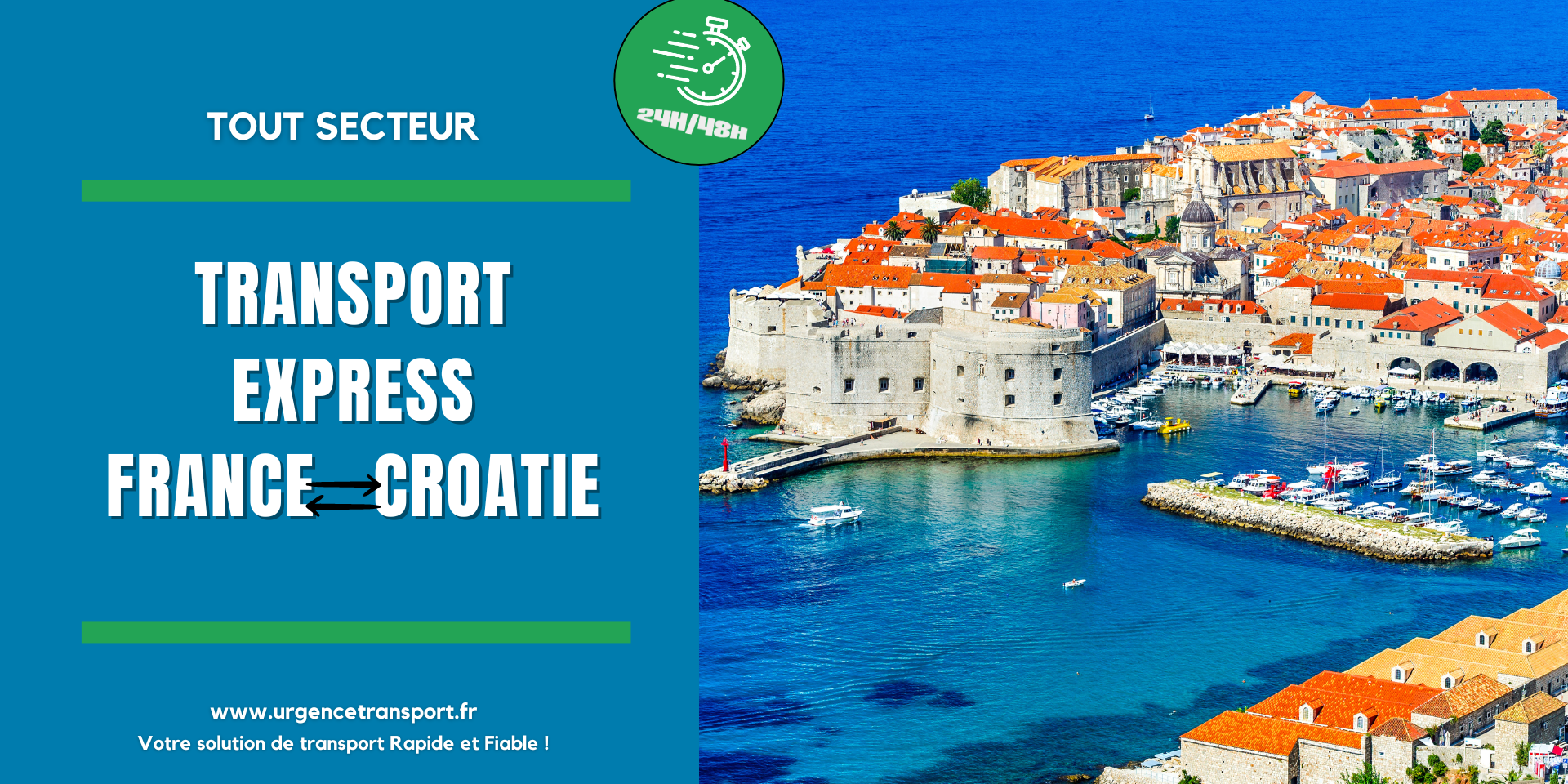 Transport express France - Croatie