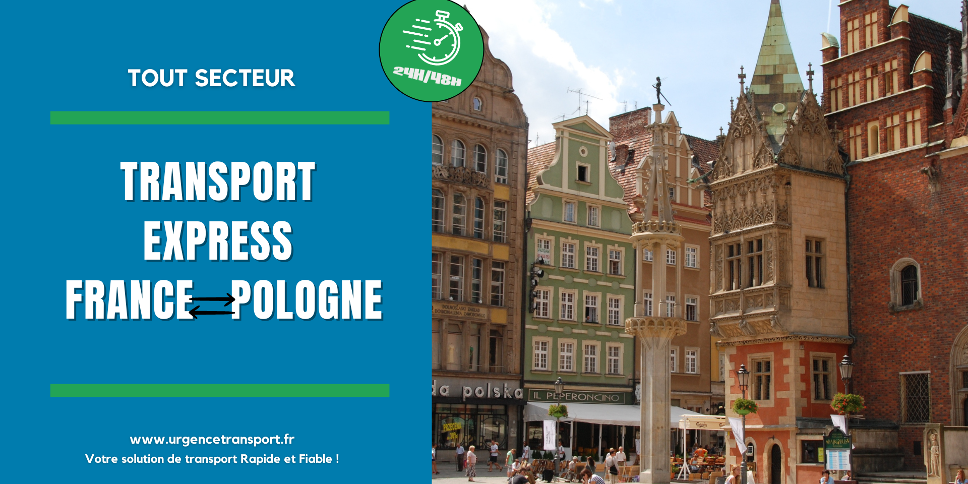 Transport express France - Pologne