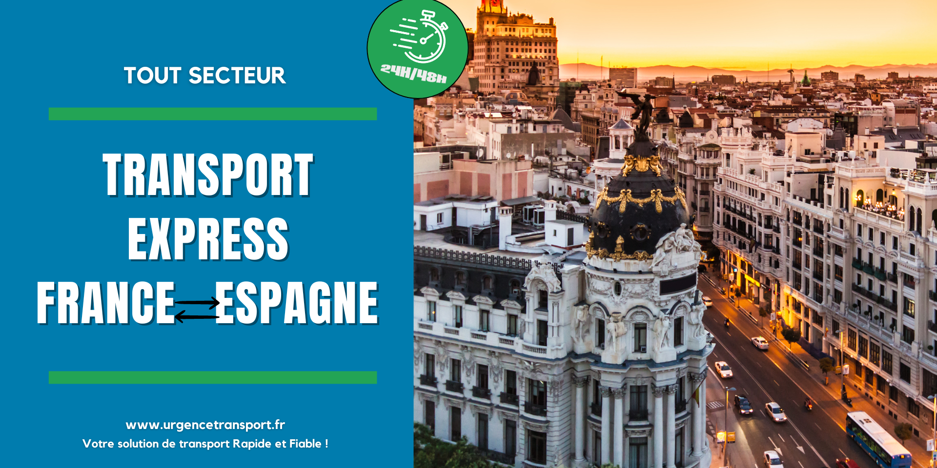 Transport express France - Espagne