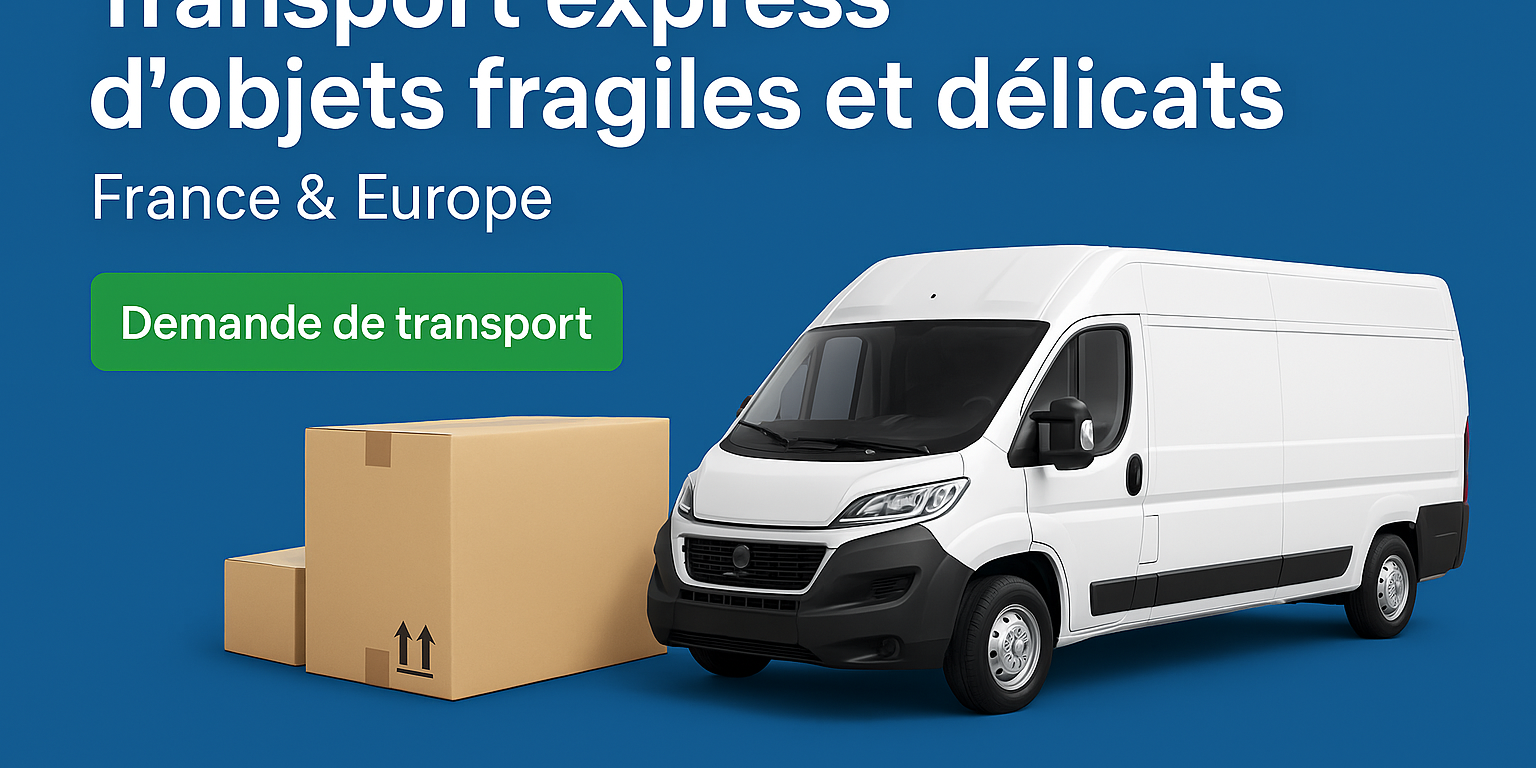 Transport express pour objets fragiles et délicats – UrgenceTransport.fr