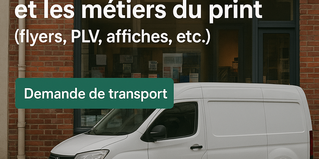Transport express pour imprimeries et professionnels du print – UrgenceTransport.fr