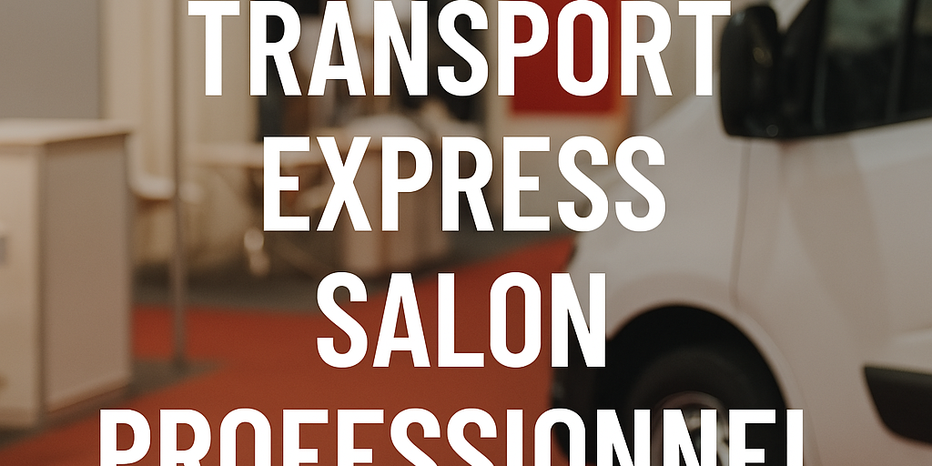 Camion de transport express pour salon professionnel – UrgenceTransport.fr