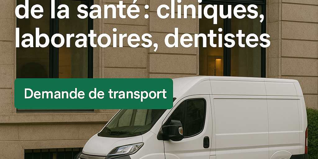 Transport express pour cliniques, dentistes et laboratoires – UrgenceTransport.fr