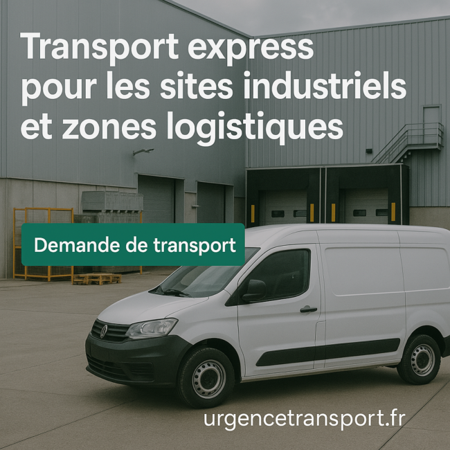 Transport express pour sites industriels et plateformes logistiques – UrgenceTransport.fr