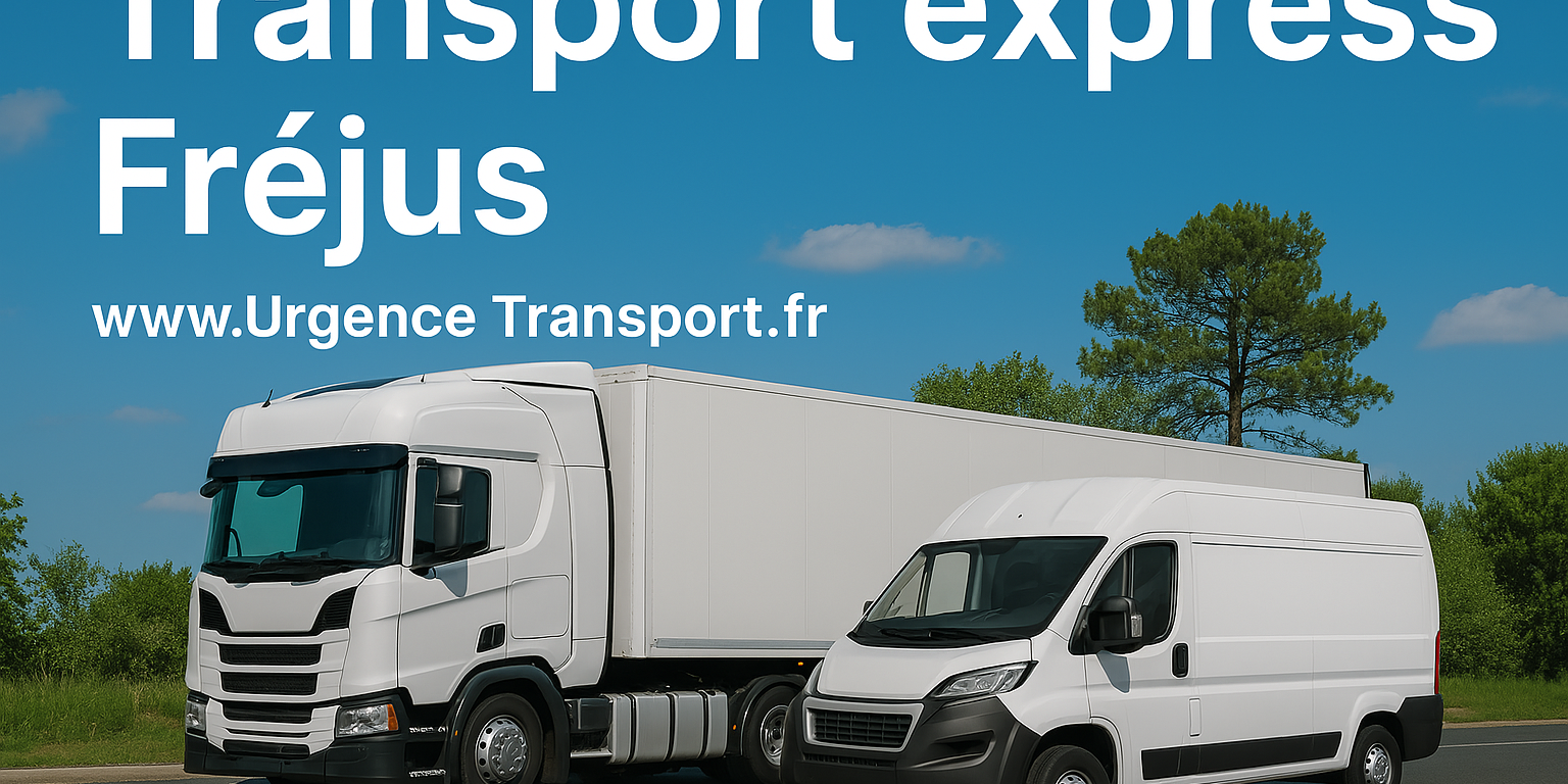 Transport Express Fréjus – Livraison rapide et sécurisée