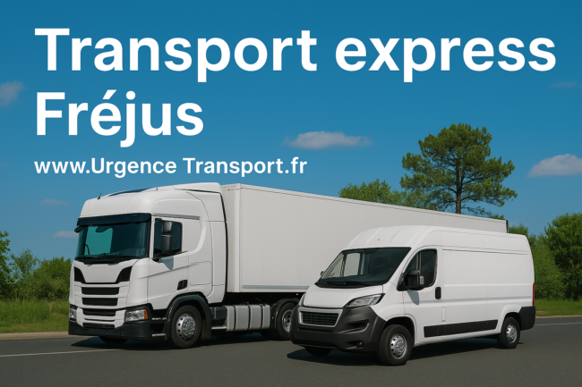 Transport Express Fréjus – Livraison rapide et sécurisée
