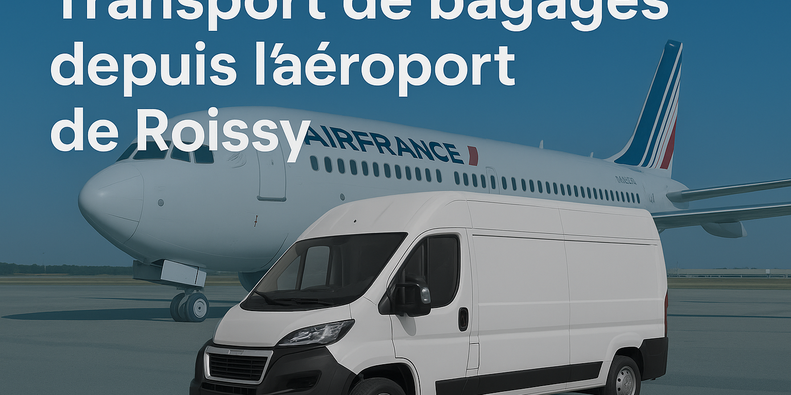 Transport de bagages depuis l'aéroport de Roissy vers hôtels et destinations