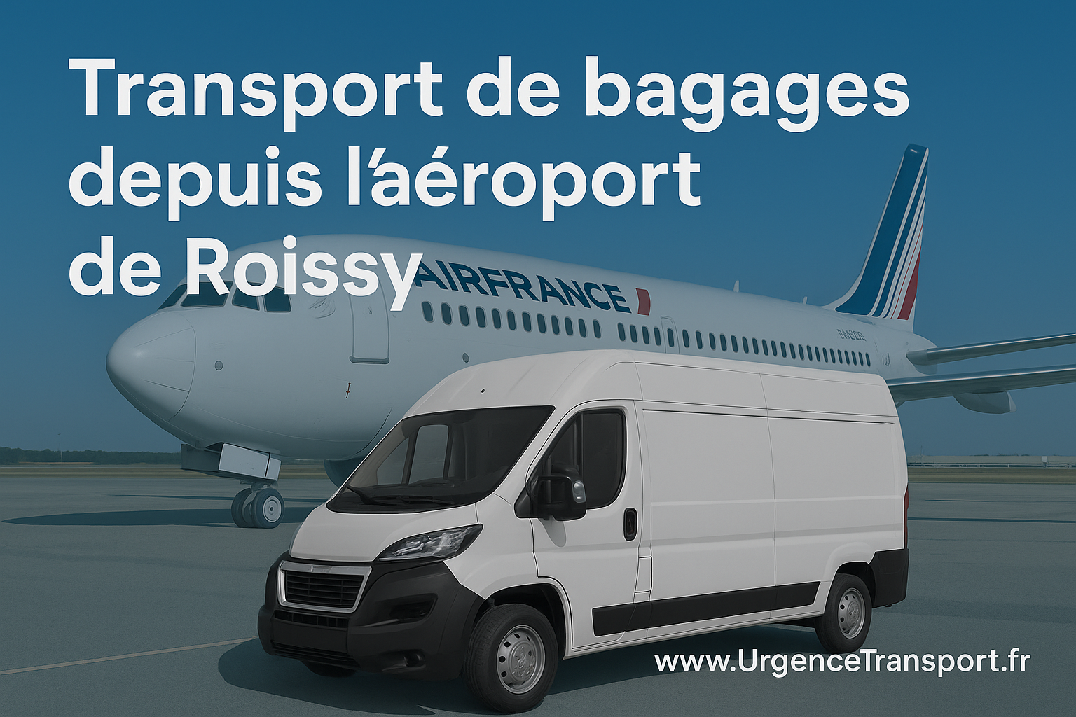 Transport de bagages depuis l'aéroport de Roissy vers hôtels et destinations