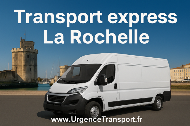 Transport express La Rochelle - UrgenceTransport.fr, livraison rapide et fiable.