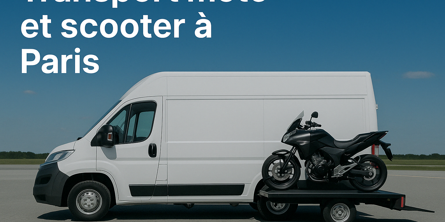 Transport moto et scooter à Paris avec hayon | UrgenceTransport.fr