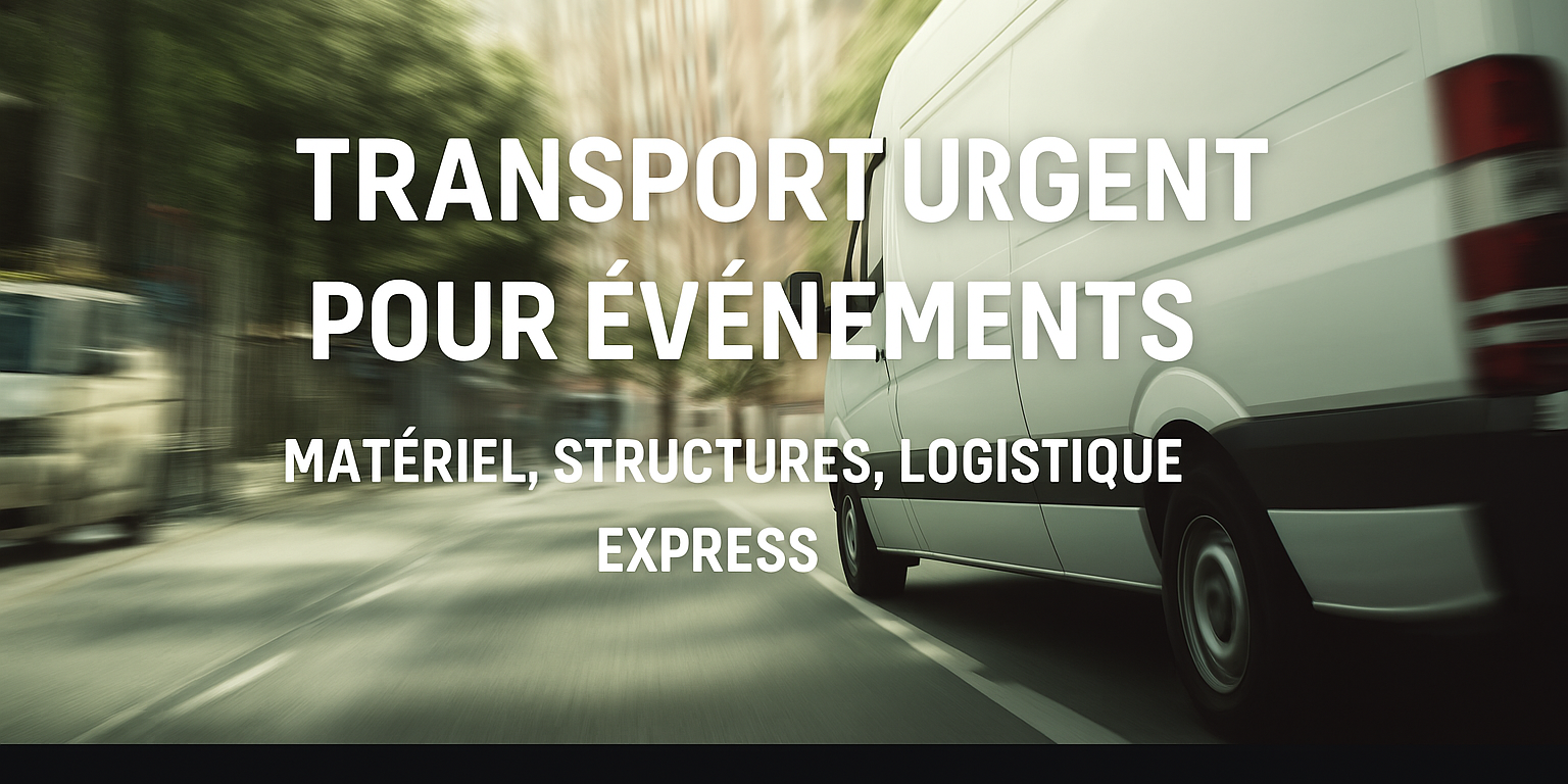 Camion de transport express pour événement professionnel – UrgenceTransport.fr