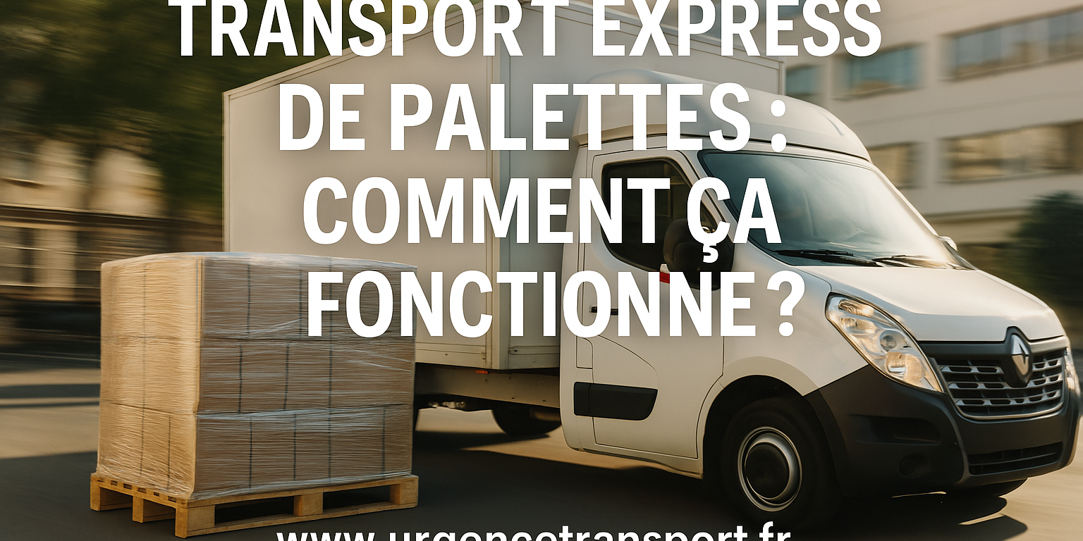Camion de transport express de palettes – UrgenceTransport.fr