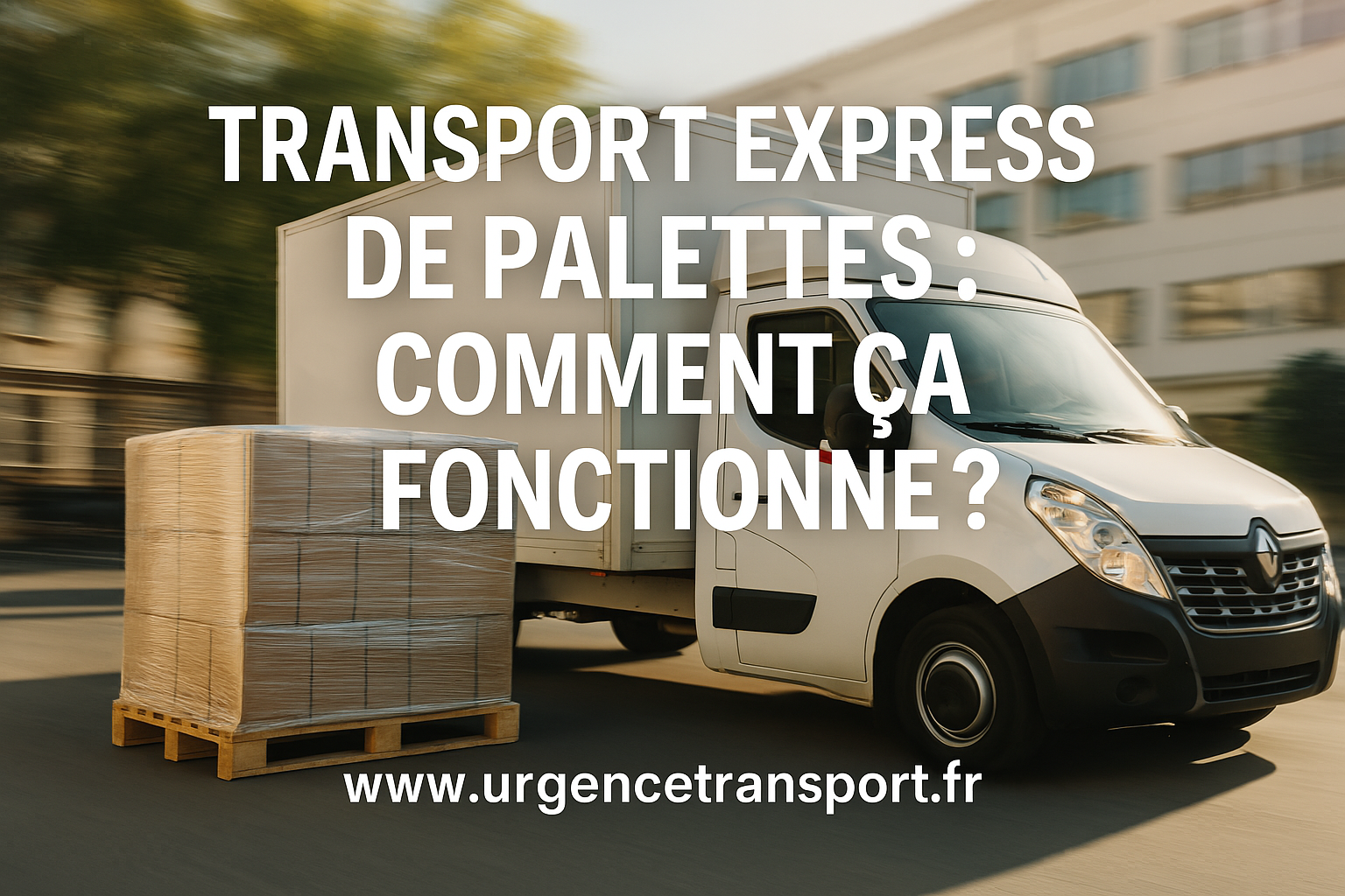 Camion de transport express de palettes – UrgenceTransport.fr