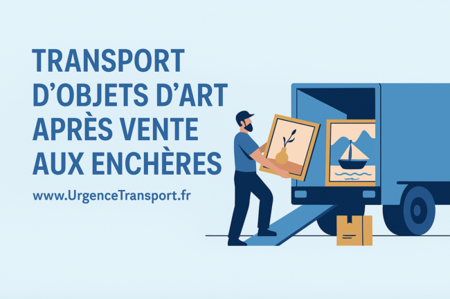 Transport express d'objets d'art de haute valeur